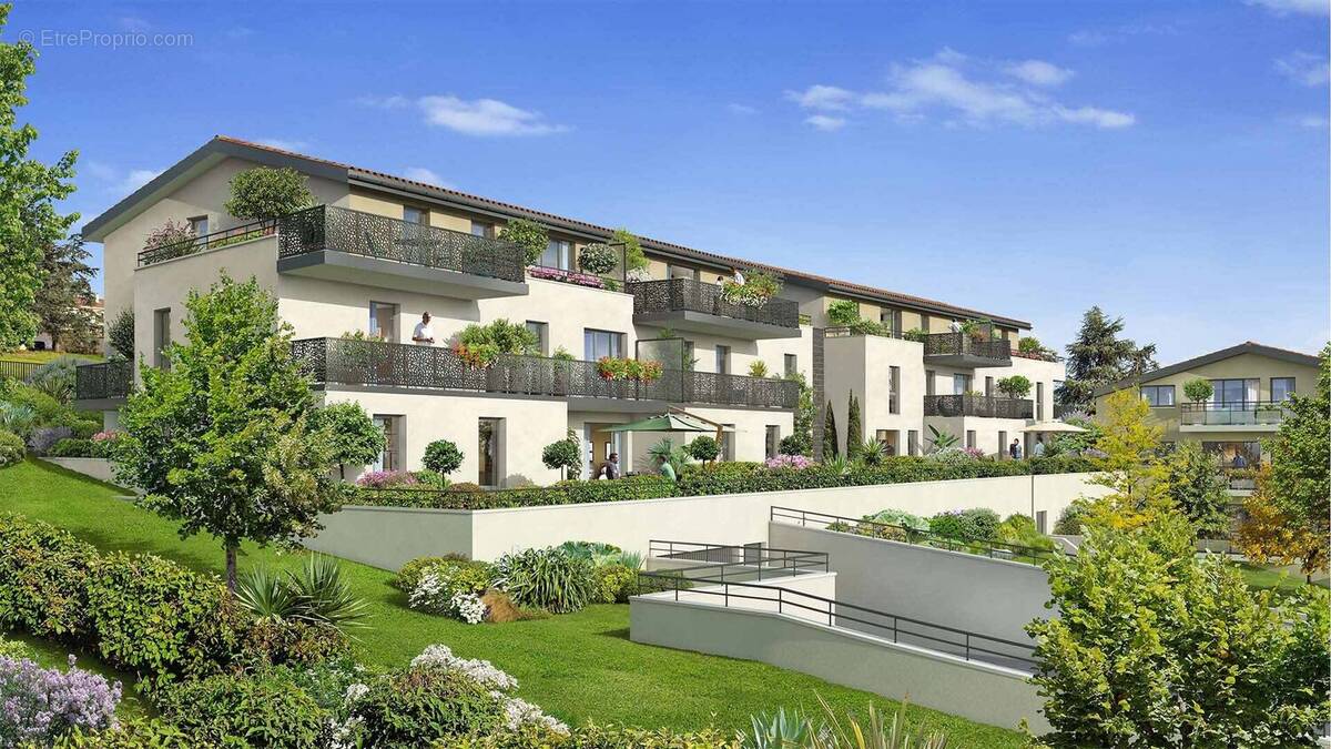 Les terrasses de l’ouest à Lentilly