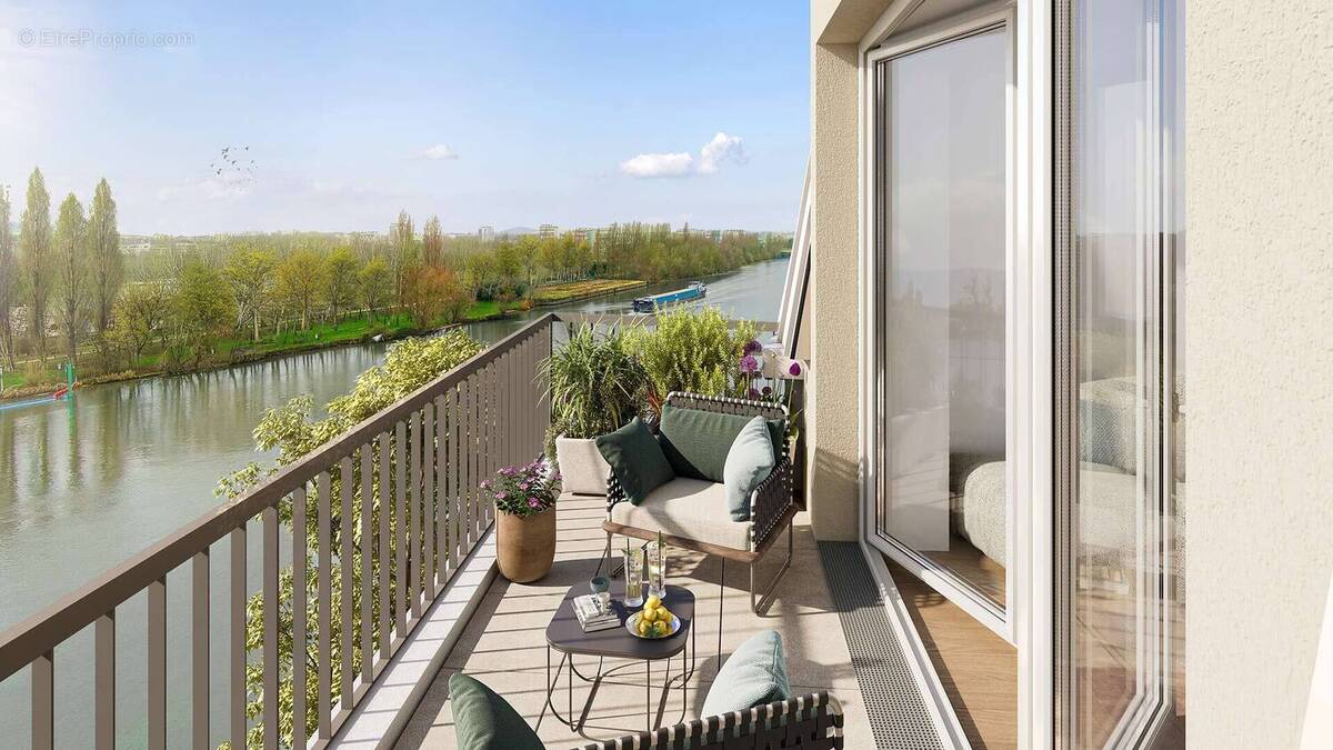 Une résidence élégante face aux bords de seine à Villeneuve St Georges