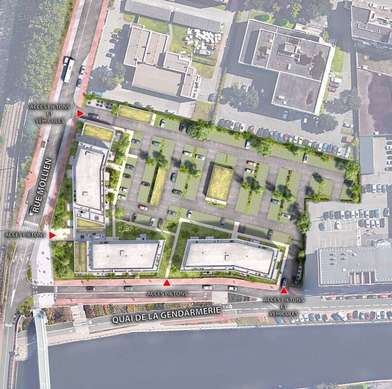 Le quai des six à Calais