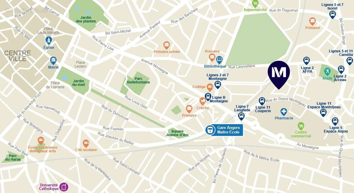 Les jardins d&#039;amytis à Angers