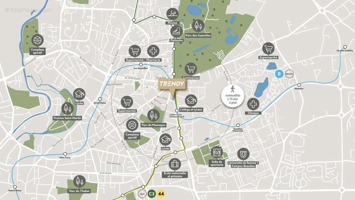 Trendy à Rennes