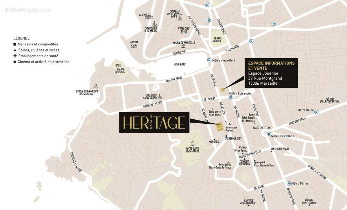 Héritage maisons à Marseille 6e Arrondissement