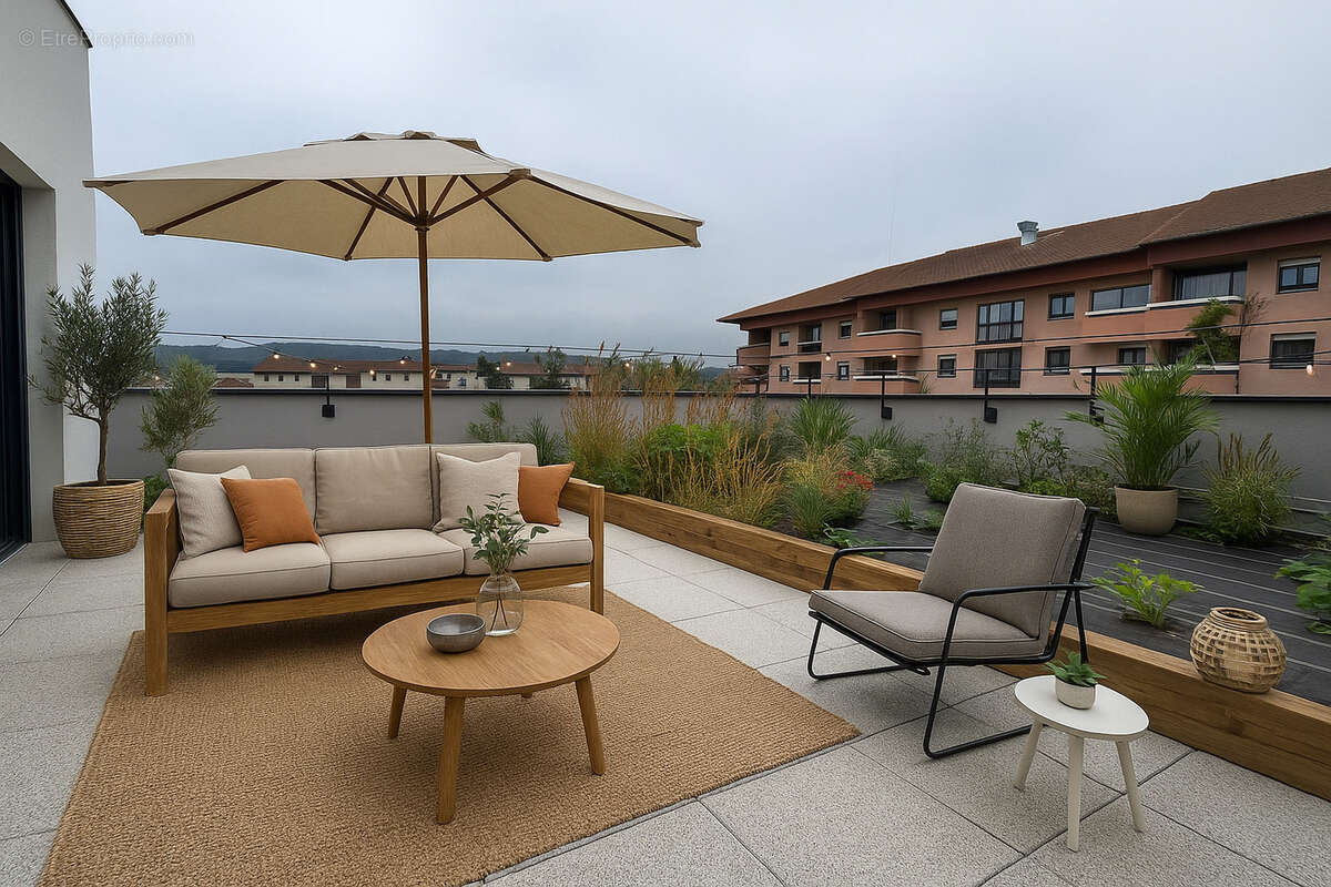 Jardins sur le lac à Thonon Les Bains