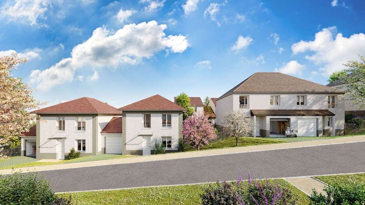 Découvrez un nouveau domaine de maisons neuves à Orgeval