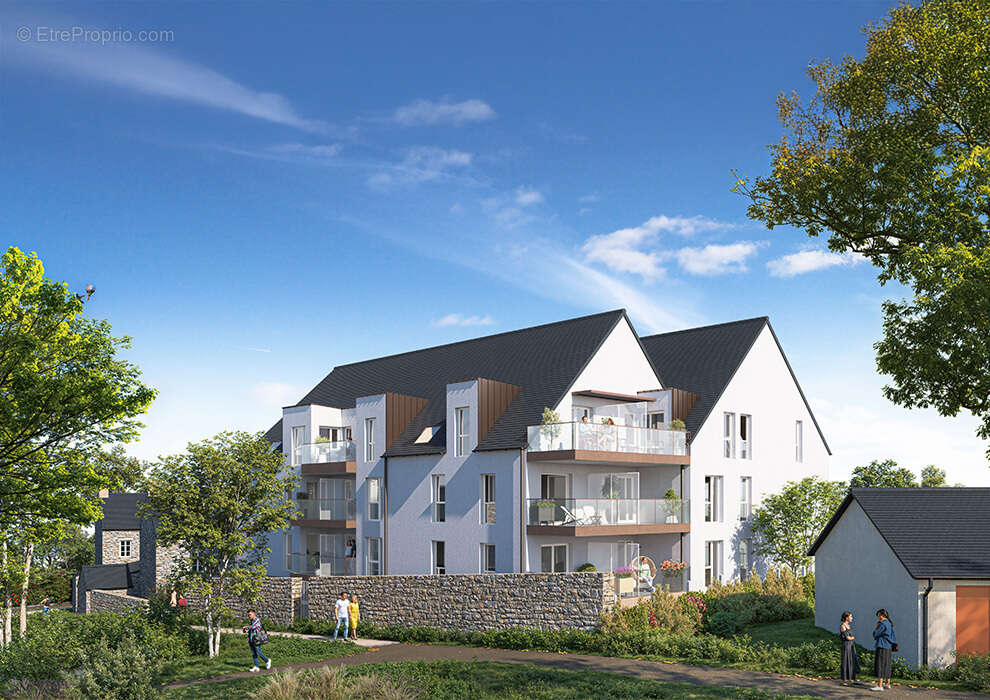 Jardin du presbytere à Guichen