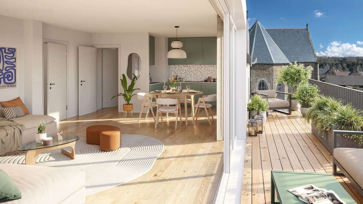 Rive émeraude à La Richardais