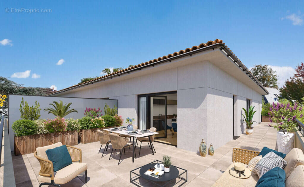 Terrasses des landes à Basse Goulaine