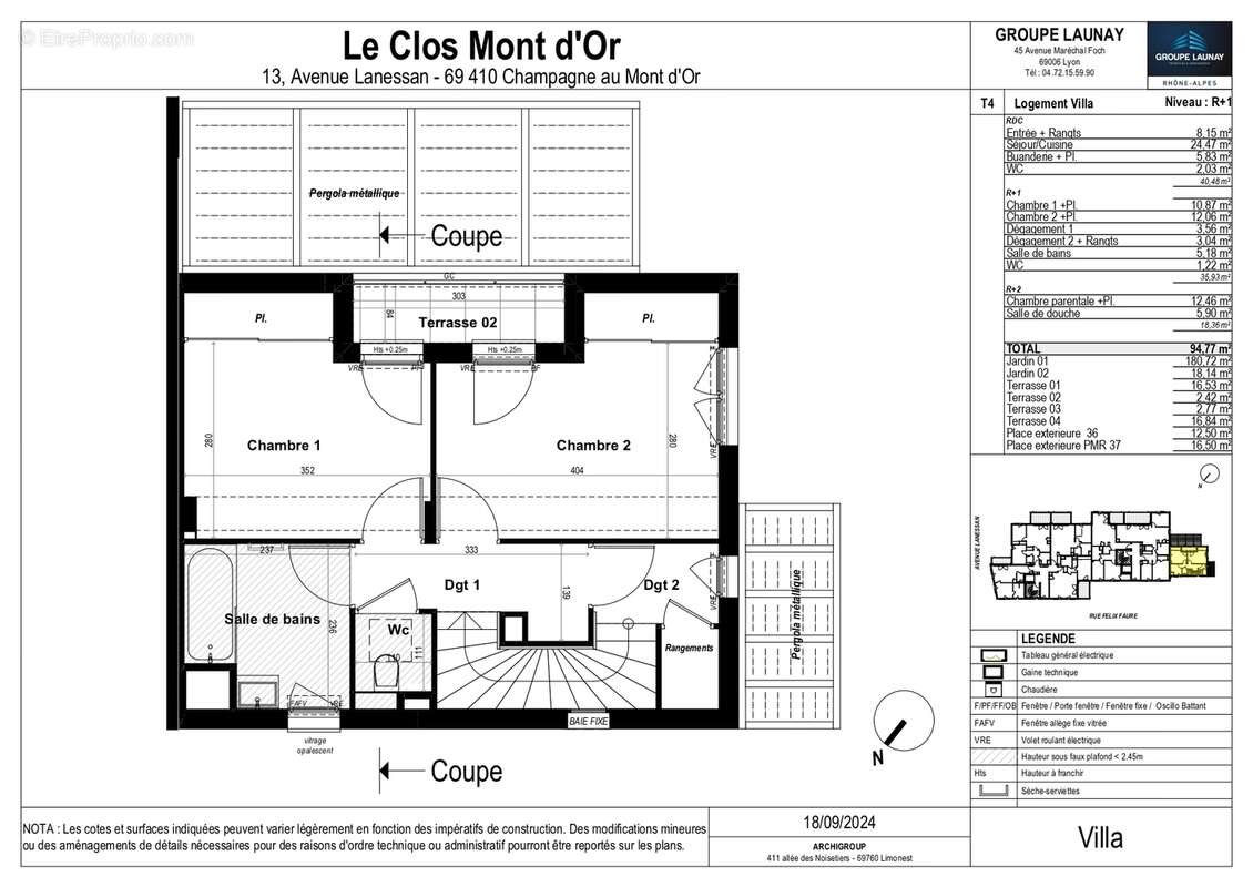 Le clos mont d'or pleine propriete à Champagne Au Mont D Or