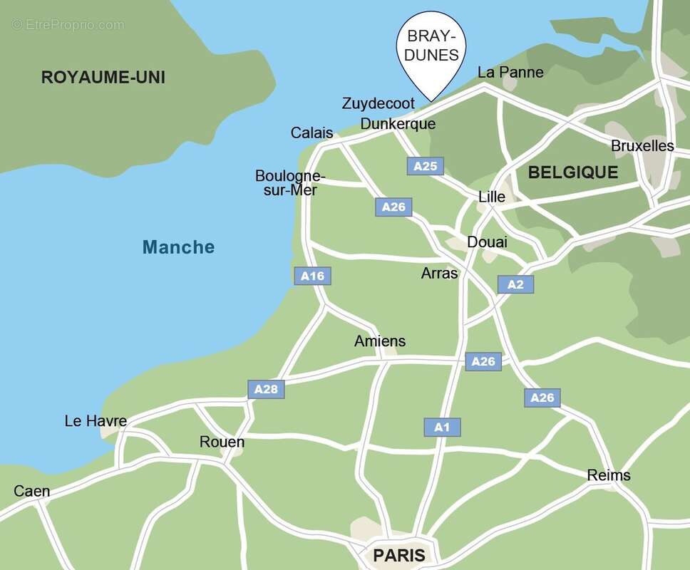 Les cottages dunes &amp; mer à Bray Dunes