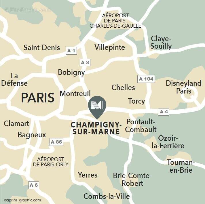 Le clos 86 à Champigny Sur Marne