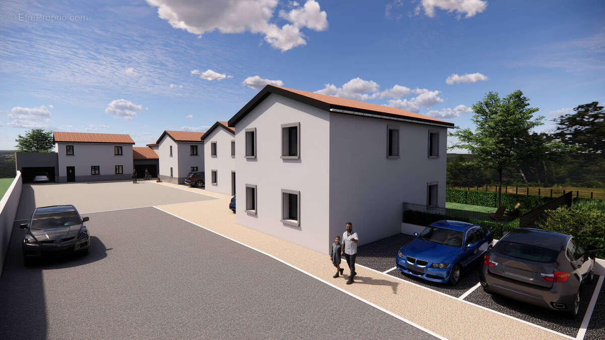 Ternay maisons neuves à 1km du centre à Ternay