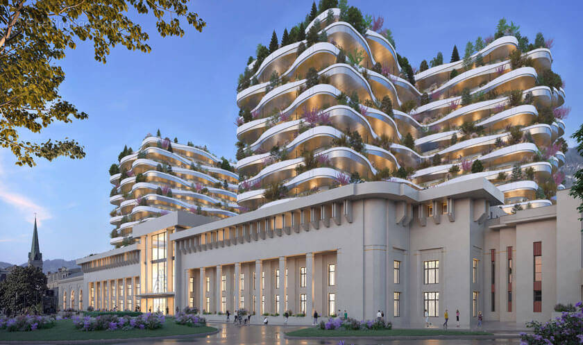 Les nouveaux thermes à Aix Les Bains