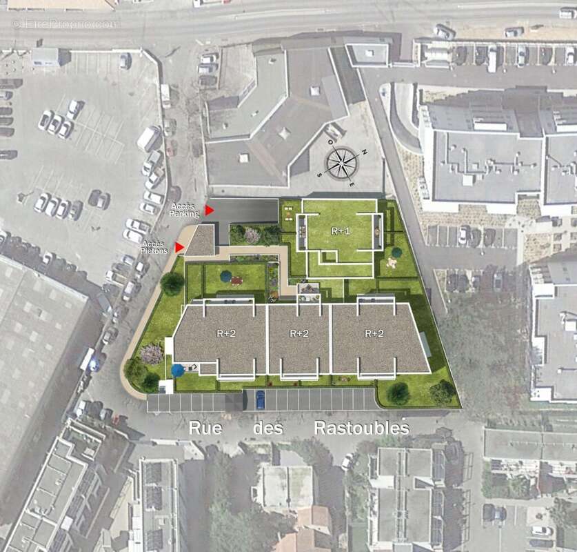 Les boiseries du parc à Vitrolles