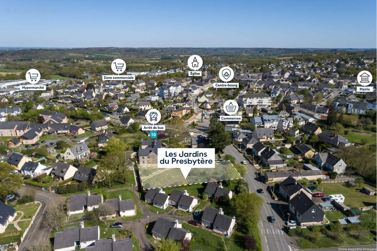 Jardin du presbytere à Guichen