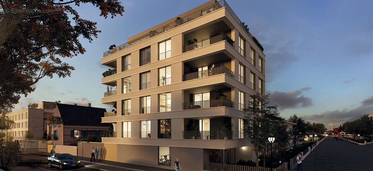 Strasbourg secteur rive etoile face aux tramway d et e à Strasbourg