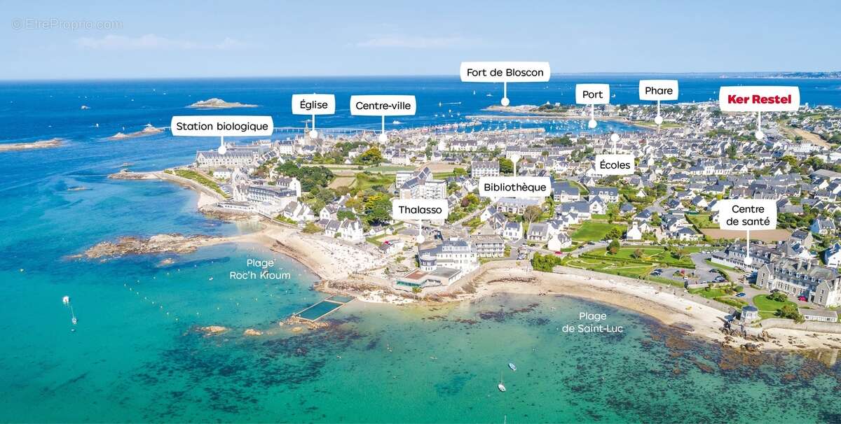 Ker restel - accession locale à Roscoff