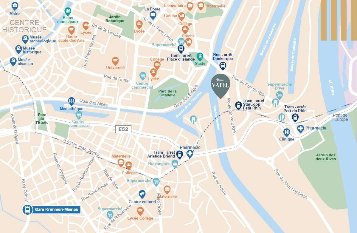 Quai vatel à Strasbourg