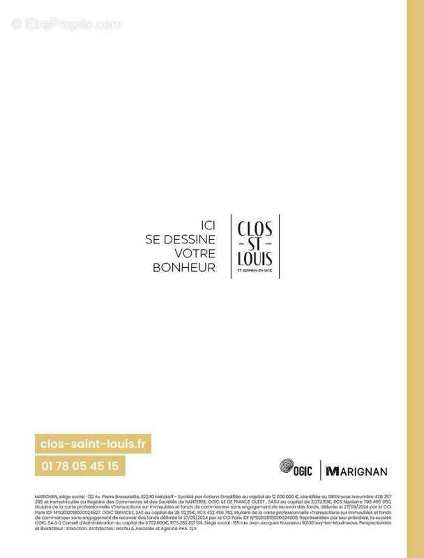 Clos saint-louis - acte iv - résidences ourches à St Germain En Laye