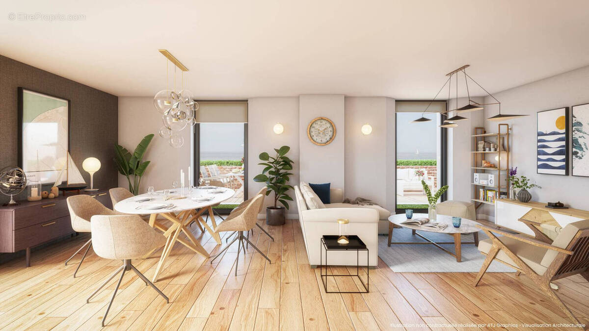 Houlgate face à la mer à Houlgate