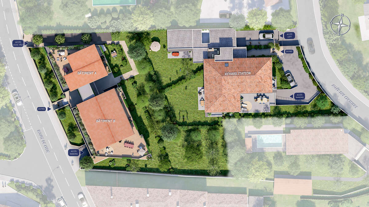 Domaine des cerisiers à St Cyr Au Mont D Or