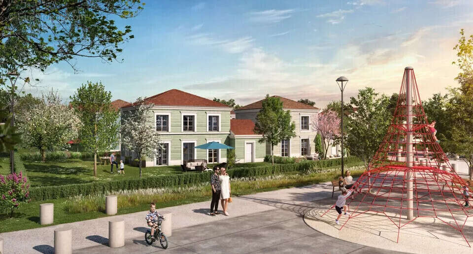 Le quartier du vertpuits à Puiseux En France