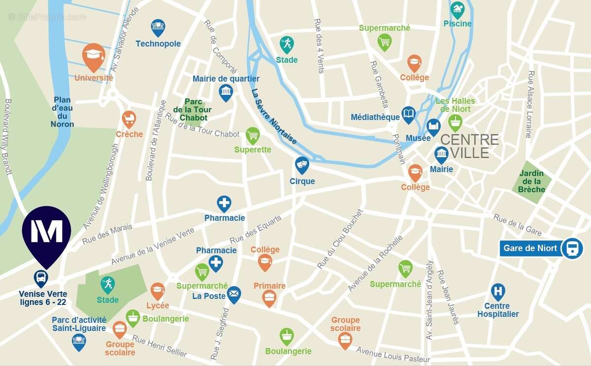 Urbanéo venise verte à Niort