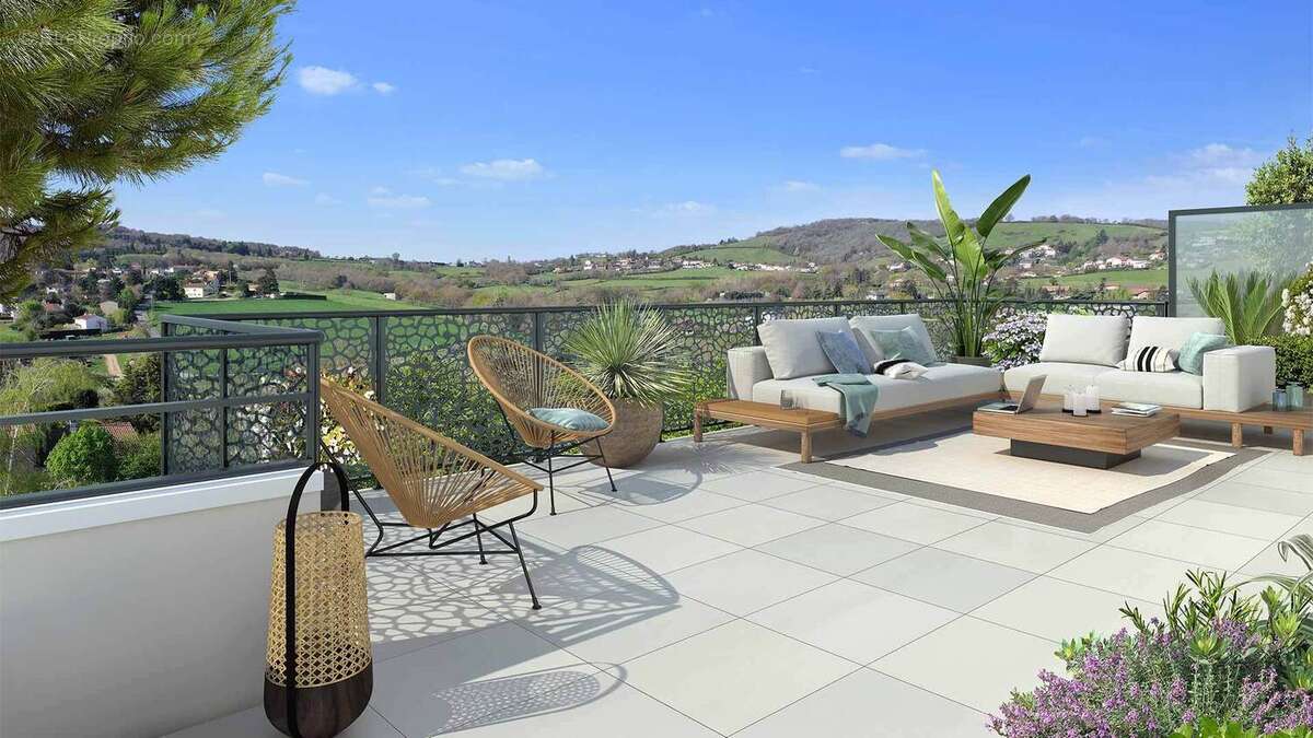 Les terrasses de l’ouest à Lentilly