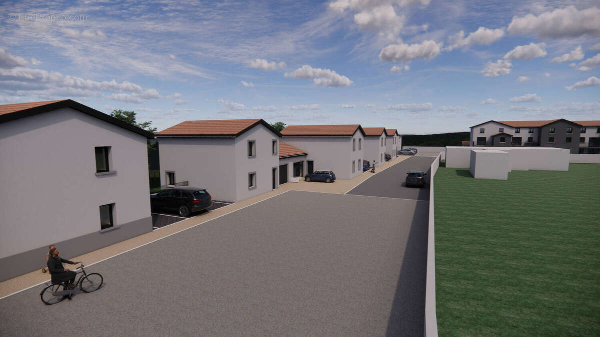 Ternay maisons neuves à 1km du centre à Ternay