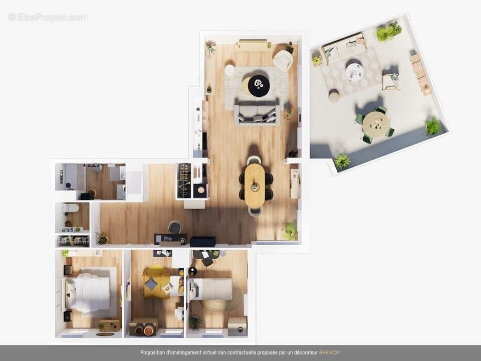 Appartement terrasse/liberte à La Riche