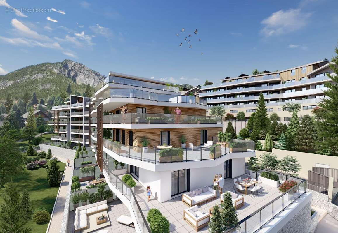 Les terrasses du parc à Briancon
