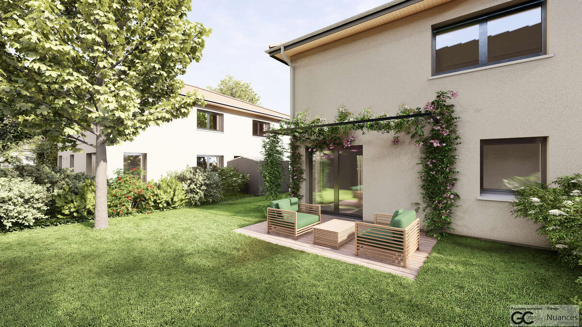 Les carrés des cèdres à Lentilly