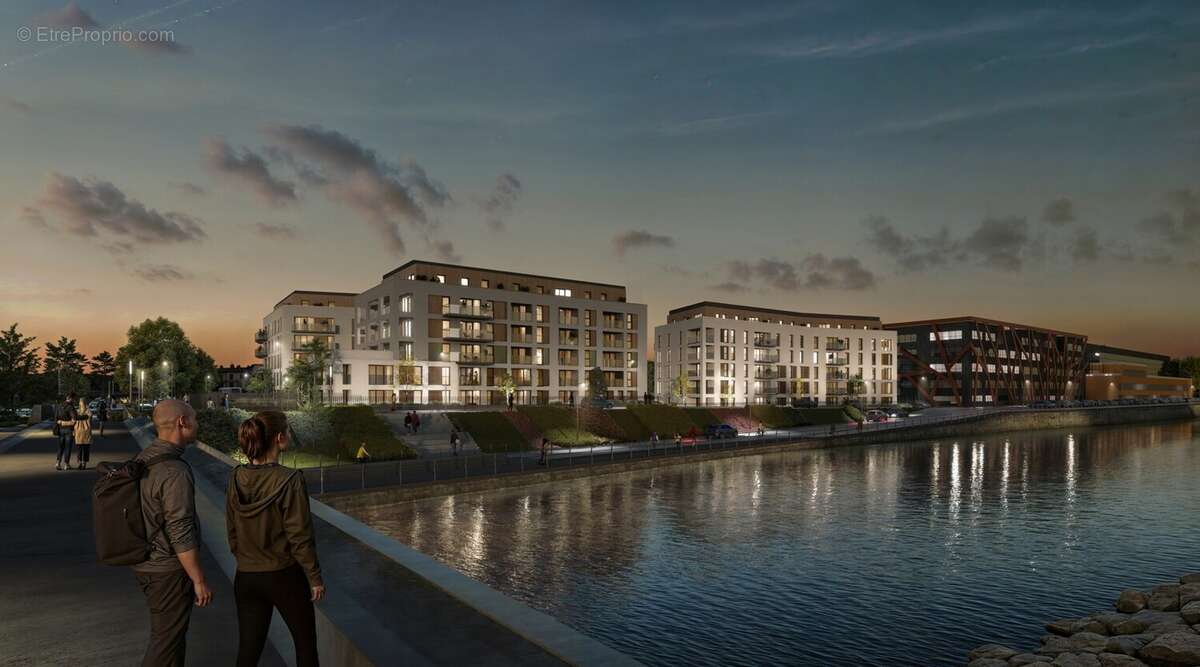 Le quai des six à Calais