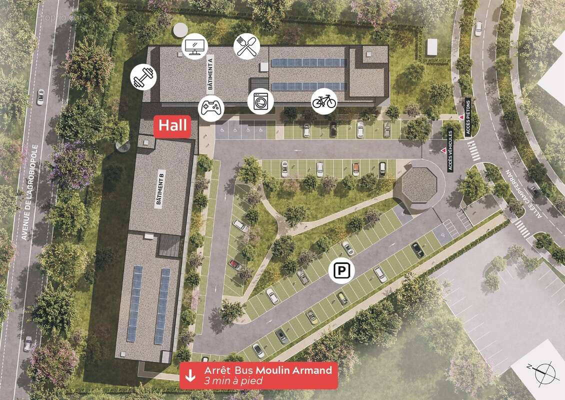 Campus tolosan à Auzeville Tolosane