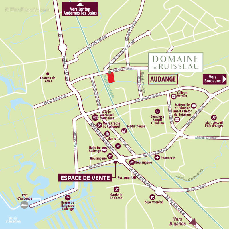 Domaine du ruisseau à Audenge