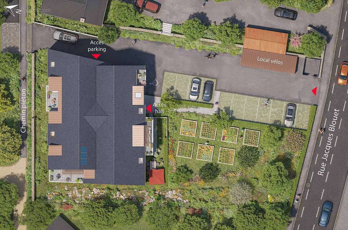 Jardin du presbytere à Guichen