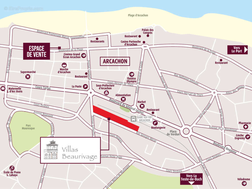 Villas beaurivage à Arcachon