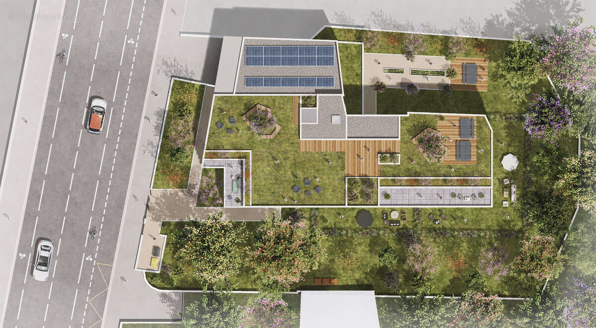 Le roof garden à Grenoble