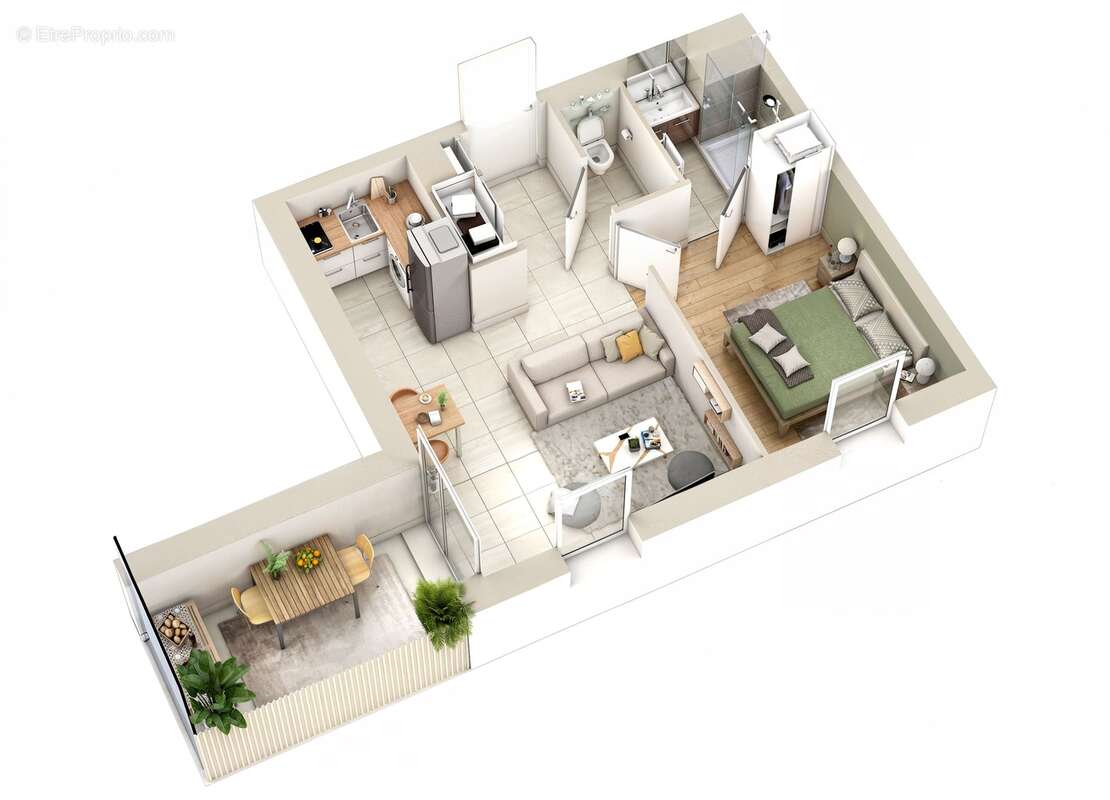 Sérénys bâtiment b3 à Flavin