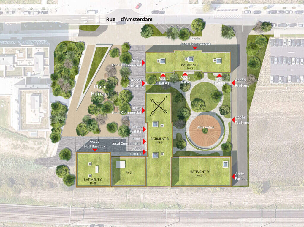 Le jardin d'amsterdam à Montevrain