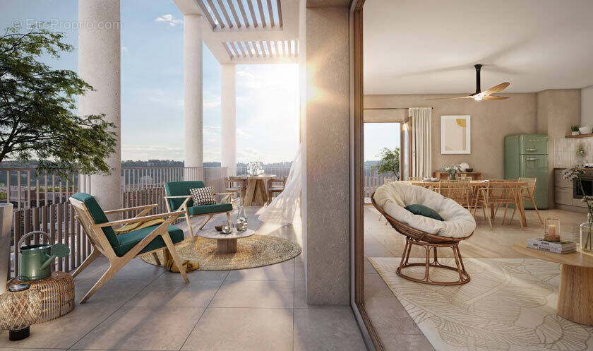 Côté parc à Lyon 7e Arrondissement