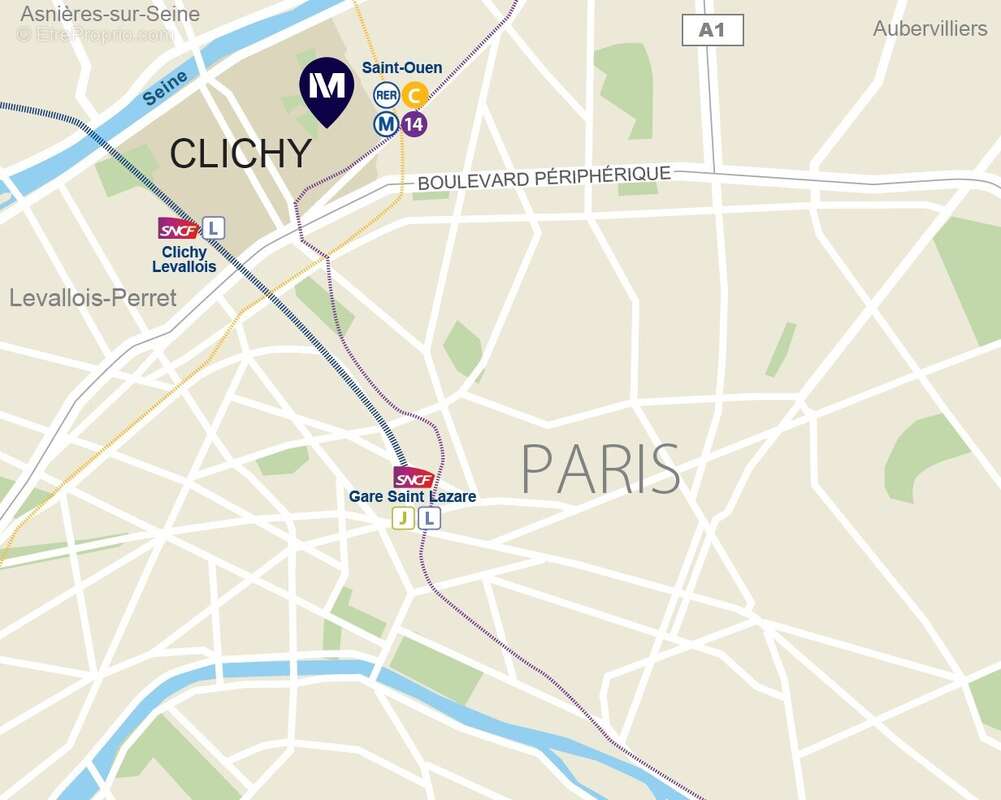 Impasse du parc à Clichy La Garenne