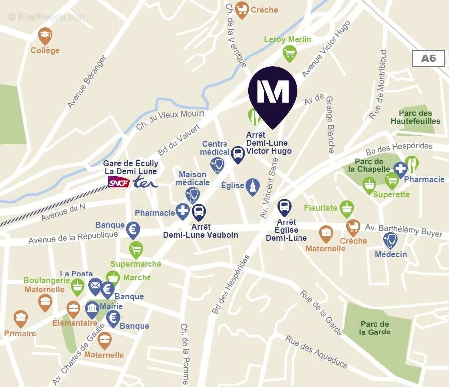 Le pavillon de l&#039;horloge à Tassin La Demi Lune