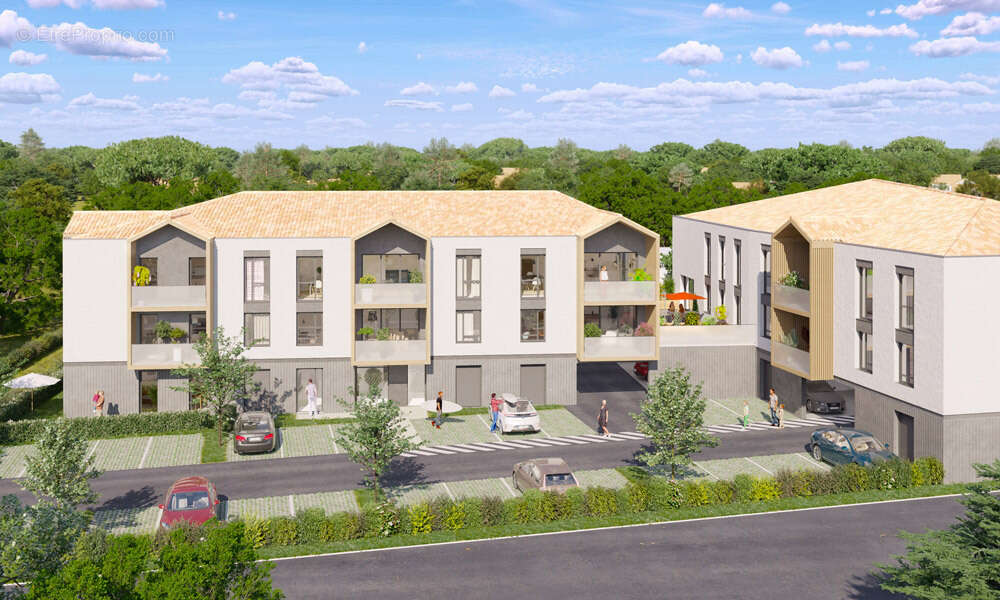 Carcans entre le lac d'hourtins et le parc du médoc à Carcans