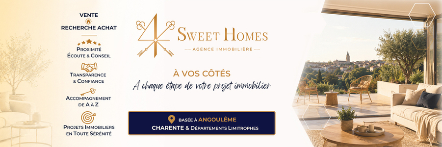 4 SWEET HOMES bannière